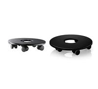 Lechuza - Support à roulettes d’Extérieur et d'Intérieur - Noir - Ø 30 x 5,8cm & Support à roulettes d’Extérieur et d'Intérieur - pour modèle Cub/Cottage/Cursivo/Classico/Premium- Noir - Ø 26 x 5,8cm