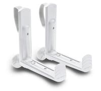 LECHUZA support pour bacs à fleurs blanc | adapté aux bacs LECHUZA-BALCONERA | pour toutes les balustrades de balcon | 1 paire | 19030