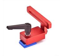 Lecreatekit Gabarit de rail à onglet pour outil de travail du bois en alliage d'aluminium de qualité supérieure pour table de scie à table, table de toupie avec verrou ergonomique, fente de 30 mm (T