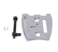 Lecreatekit Kit tendeur de chaîne et plaque intérieure pour tronçonneuse Jonsered 625, 630, 670, 2077, 2083 - Kit de 4 pièces de rechange OEM (501 81 48-01/501 53 71-01)