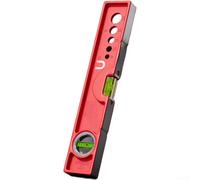 Lecreatekit Niveau à bulle de précision 30 cm en aluminium massif avec aimant puissant pour carrelage mural (300 mm)