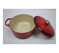 LeCreuset Bräter Signature rund 24cm kirschrot