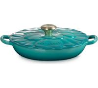 LeCreuset Casserole professionnelle Gourmet Fleur | Blue Riviera : Blue Riviera Couleur : Blue Riviera