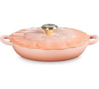 LeCreuset Casserole professionnelle Gourmet Fleur | Pêche : Pêche Couleur : Pêche