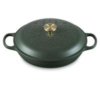 LeCreuset, gamme Signature LEtoile, plat à gratin Gourmet. Couleur : vert. Type : plat à gratin