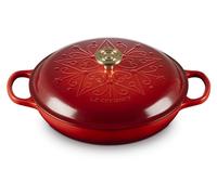 LeCreuset Gourmet - Plat de cuisson Signature LEtoile | Collection : Kirschrot (rouge cerise) | Couleur : Rouge cerise