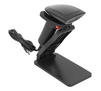 Lecteur de Code-Barres avec Support, Portée de 5 Pieds | Matériau ABS robuste, plug and play, compatible avec Windows, bibliothèques, utilisation bureautique