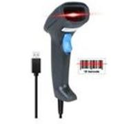 Hamlet HBCS1D10U Lecteur de codes-barres laser 1D USB portable Noir