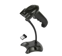 Ewent EW3431 - Lecteur de code-barres 2D sans fil, USB Plug & Play, compatible Windows/Mac/Linux/Android, batterie longue durée