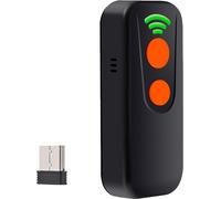 lecteur de codes-barres 2D 1D QR 3 en 1 BT & 2.4GHz Connexion sans fil et filaire Son et vibreur Assistance au stockage hors ligne Compatible avec Windows Android Linux Mac pour Supermarché Commerce d