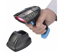 Lecteur de Codes-Barres avec Station d'accueil, sans Fil, IP54, Batterie puissante, Mode Stockage, Programmation de préfixes et suffixes, Programmation de Touches de Fonction, HDWR HD6100