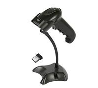 Ewent EW3431 - Lecteur de code-barres 2D sans fil, USB Plug & Play, compatible Windows/Mac/Linux/Android, batterie longue durée