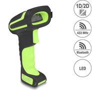 Lecteur de codes-barres industriel Delock 1D et 2D pour 433 MHz ou Bluetooth