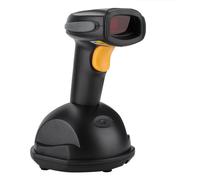 Lecteur de codes-barres sans fil FG WX2800C 433 MHz, décodeur 32 bits avec socle de recharge