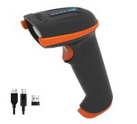 Tera Lecteur de Codes-Barres sans Fil et Filaire avec Indicateur de Niveau de Batterie Scanner de Codes-Barres Imprimés Numériques 1D 2D QR Douchette Portable Plug and Play, Modèle D5100