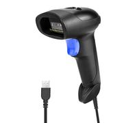 Lecteur de codes-barres USB filaire - Scanner CCD 1D portable - Vitesse de lecture : 300 images par seconde