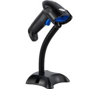 lecteur de codes QR 1D/2D, sans fil avec support et fonctionnement automatique, avec matrice CMOS, sur support HD1100A