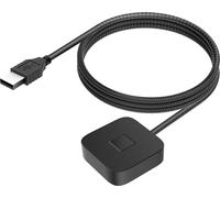 Lecteur d'empreintes digitales USB pour PC, tactile à 360 degrés, reconnaissance rapide, dongle scanner biométrique, compatible avec Windows 10 11 Bonjour Schwarz