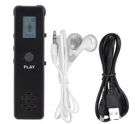 Lecteur MP3 avec enregistreur vocal, réduction de bruit professionnelle, enregistreur haute capacité, connexion directe à un ordinateur et