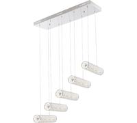 LED 55 watts suspension cristaux de verre éclairage clair plafond spot suspension Globo 67006-5