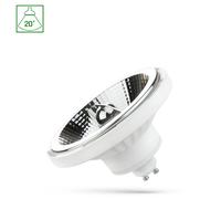 LED AR111 GU10 230V 10W SMD 20DEG Ww Dimmable Blanc