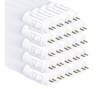LED ATOMANT 24x Tube LED T8 60cm 9W CCT 3000-6500K 1100lm | Avec sélecteur de couleur CCT, Starter LED inclus