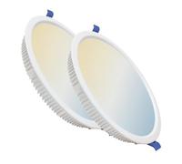 LED ATOMANT 2x Downlight LED Encastrable Découpe 205mm 32W CCT 3000-6500K