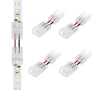 LED ATOMANT 4x Connecteur Flexible Droit pour Ruban LED Monochrome 10mm | Connexion sans soudure