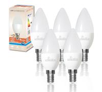 LED ATOMANT 5x Ampoule LED E14 Bougie C37 9W Blanc Neutre 950lm