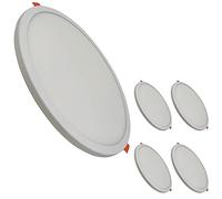 LED ATOMANT 5x Panneau LED Encastrable Découpe 50-180mm 20W Blanc Froid