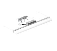 LED ATOMANT Applique LED Chromé pour Salle Bain 40cm 10W Blanc Froid 1000lm