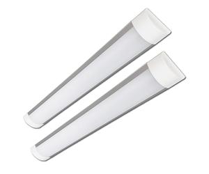 LED ATOMANT Lot de 2 Réglette LED intégrée, 120cm 40W, CCT (Sélecteur de Couleur Blanc Chaud, Neutre et Froid), 4000 Lumens
