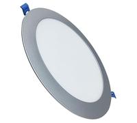 LED ATOMANT Panneau LED Rond Argent Découpe 205mm 20W CCT 3000-6500K