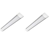 LED ATOMANT Réglette LED intégrée, 60cm 20W, CCT (Sélecteur de Couleur Blanc Chaud, Neutre et Froid), 2000 Lumens (Lot de 2)