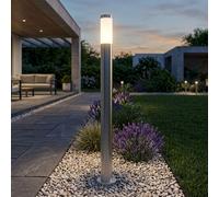 LED Außenstehlampe Lampadaire Lampe Support de Lampe Inox Jardin Borne Lumineuse