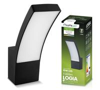 LED-Außenwandleuchte schwarz, Kinkiet Garten 10W 4000K IP54 LOGIA LUMILED