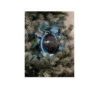 Led boule de neige 8cm, noir 5x