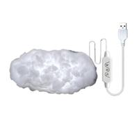 Led Cloud Light - 100x50x30cm Floating Cloud Lamp, Multi-Functional Bedroom Night Light, Clouds Shape Lamp | Adjustable Nursery Lighting Accessories For Teen, Adults, Friends, Kids