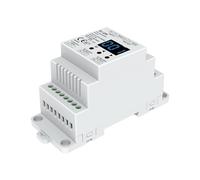 LED Controller to Triac Dimmer AC 100-240V 2CH*1.5A AC Phase Cut Dimmer DIN Rail 2 Channel Output DMX512 LED Dimming Controller