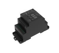 LED Dimmer Controller Dimmer 1CH*2A 360W Phase Cut Mosfet Dimmer DIN Rail Mount DMX512 Master Control for Dimmable LED Lights(Black)