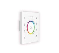 LED Dimmer CT RGB RGBW Controller Wall Touch Screen Dim CT RGB RGBW Led Light Controller with Bus Power Supply(EDT4 RGBW)