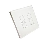 LED Dimmer Switch 86 Wall Mounted Touch Screen 1 2 3 4 Zones Powered Bus Power LED Controller LED Dimmer(EDA2 2 zones dimmer)