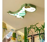 LED Dinosaure Plafonnier Boy Chambre Lampadaire Moderne Intérieur Décoration Éclairage De Plafond Maternelle Dimmable Lumière Suspension Salon Chambre Coucher Kinderzimmer Lustre Pendentif,48cm/green