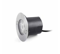LED encastré de sol EDEL 6x2W 4000K IP68 nickel mat