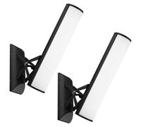 LED External Wall Lamp ALU Terrain Terrasses Façade Lampes grises réglables 2er Set
