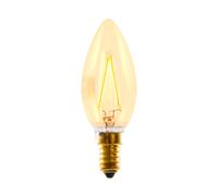 LED Filament Bulb Silver Electronics Candle Edison 3W E14 2200K