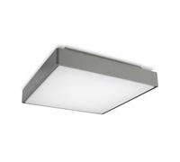 LED Kossel plafonnier, polycarbonate, gris, 40 cm