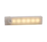 LED Lampe d'armoire détecteur de mouvement sans fil rechargeable (lumière | Le capteur de mouvement active la lumière dans l'obscurité, arrêt automatique, mains libres, idéal pour l'orientation