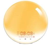 LED Lampe de Chevet Wafenso Rechargeable Veilleuse Bluetooth Réveil et Radio G