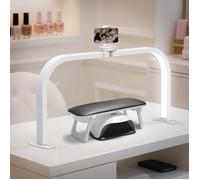 Led Lampe De Table Manucure Pliable Pour Prothésiste Ongulaire - Blanc Lampe Demi Lune Onglerie - Luminosité Réglable Lampe Esth